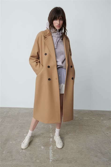 zara wool coat women us.